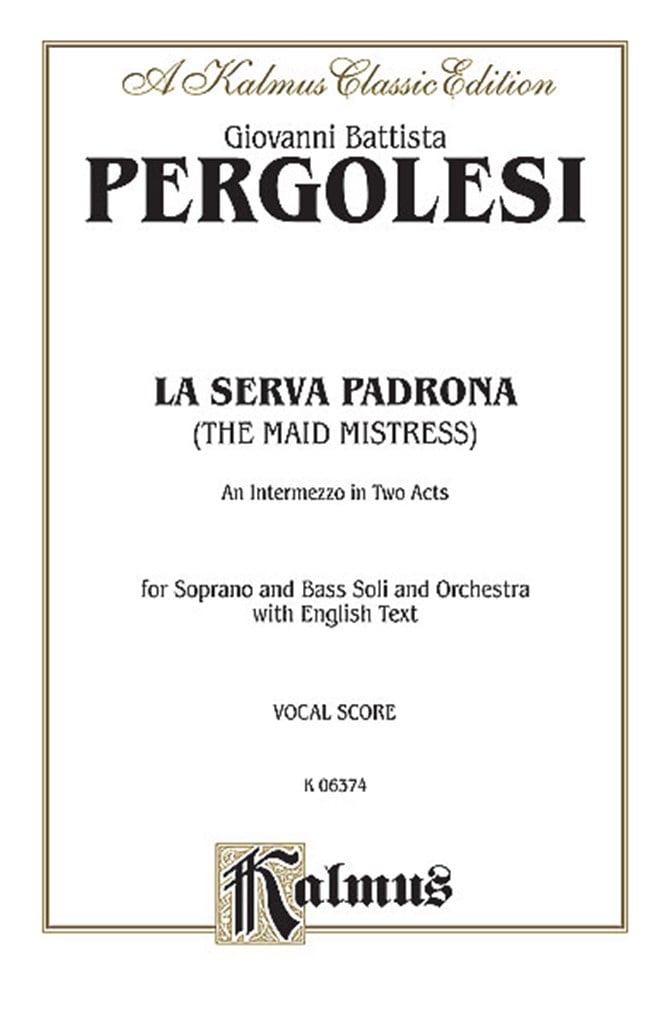 Maid as Mistress (La Serva Padrona)